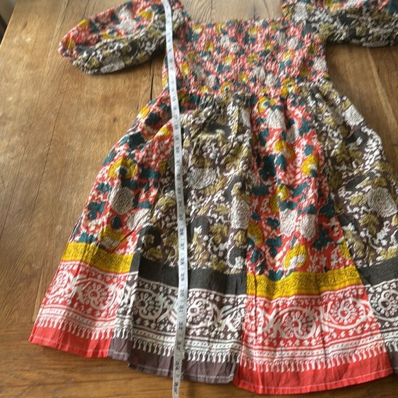 ANTHROPOLOGIE Velvet by Graham & Spencer Taria Smocked Dress - Picture 5 of 7